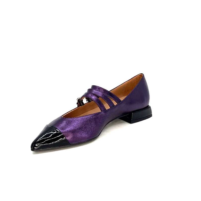 Dansi 5702 Cuir Métallique Violet 5702 - METAL KID PURPUTA - - CHA Automne Hiver 2023-2024