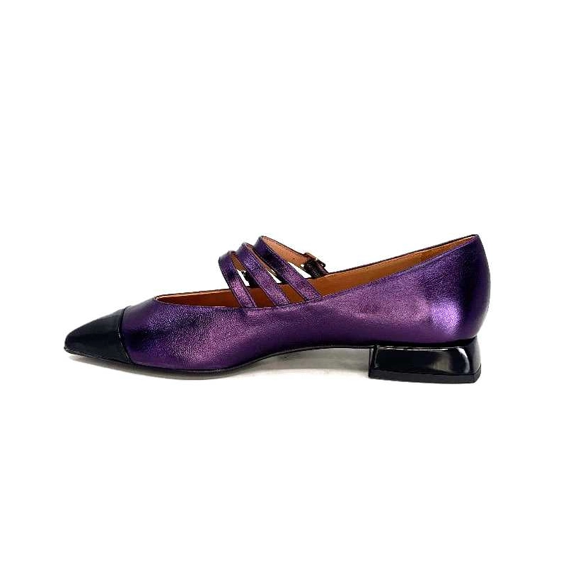 Dansi 5702 Cuir Métallique Violet 5702 - METAL KID PURPUTA - - CHA Automne Hiver 2023-2024