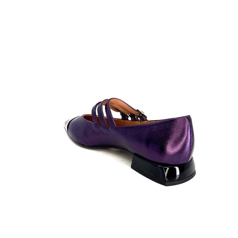 Dansi 5702 Cuir Métallique Violet 5702 - METAL KID PURPUTA - - CHA Automne Hiver 2023-2024