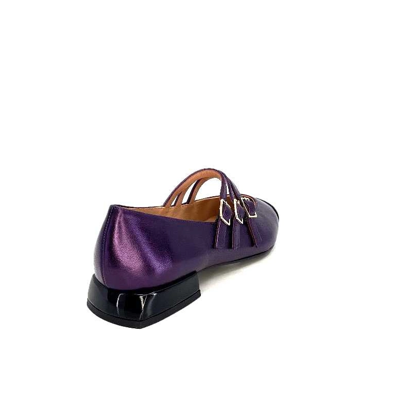 Dansi 5702 Cuir Métallique Violet 5702 - METAL KID PURPUTA - - CHA Automne Hiver 2023-2024