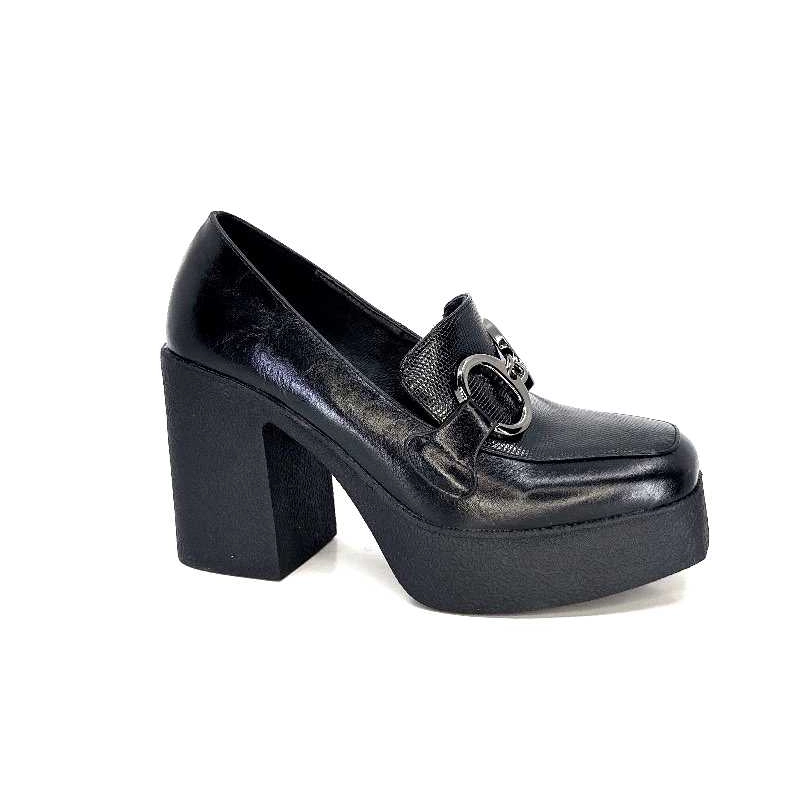 Noa Harmon 9555 Roco Cuir Noir 9555-06 ROCCO Automne Hiver 2023-2024