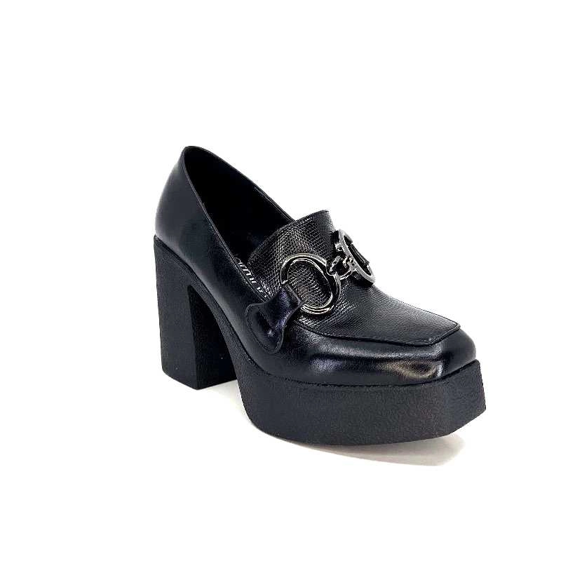 Noa Harmon 9555 Roco Cuir Noir 9555-06 ROCCO Automne Hiver 2023-2024