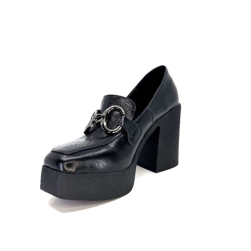 Noa Harmon 9555 Roco Cuir Noir 9555-06 ROCCO Automne Hiver 2023-2024