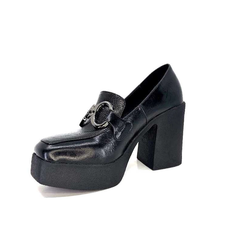 Noa Harmon 9555 Roco Cuir Noir 9555-06 ROCCO Automne Hiver 2023-2024