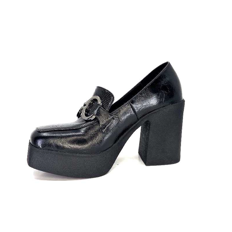 Noa Harmon 9555 Roco Cuir Noir 9555-06 ROCCO Automne Hiver 2023-2024