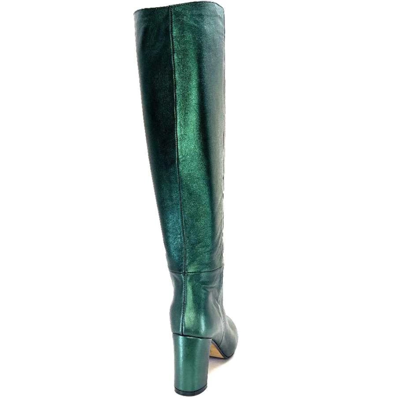 L'Arianna St1689 Cuir Métal Vert ST1689 - LAMIN - NIOOBE Automne Hiver 2023-2024