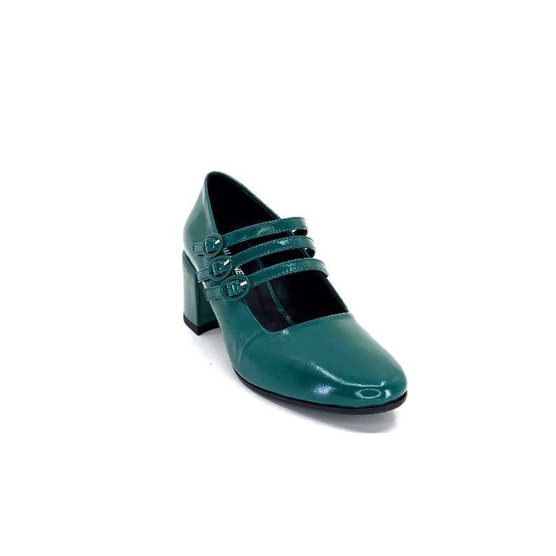 Halmanera Bart 03 Cuir Vernis Vert Selva BART 03 - GLAZE - SELVA Automne Hiver 2023-2024