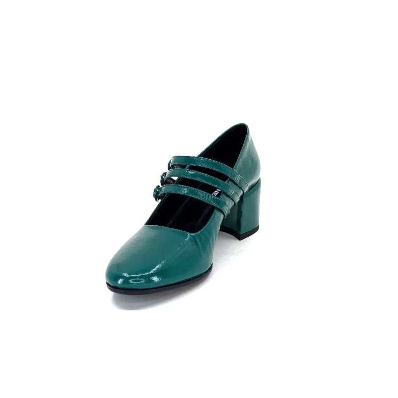 Halmanera Bart 03 Cuir Vernis Vert Selva BART 03 - GLAZE - SELVA Automne Hiver 2023-2024