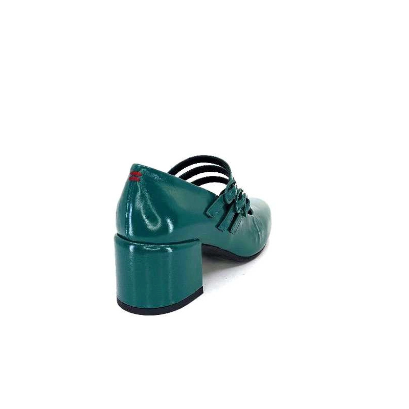 Halmanera Bart 03 Cuir Vernis Vert Selva BART 03 - GLAZE - SELVA Automne Hiver 2023-2024