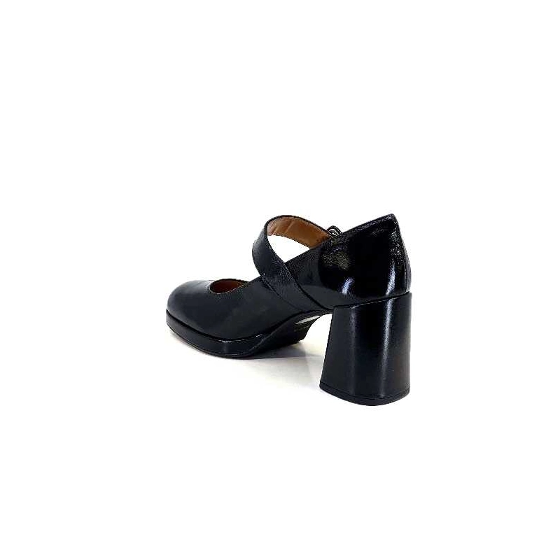 Ivoire K2002 M Cuir Vernis Noir K2002 M - HARROS - NERO Automne Hiver 2023-2024