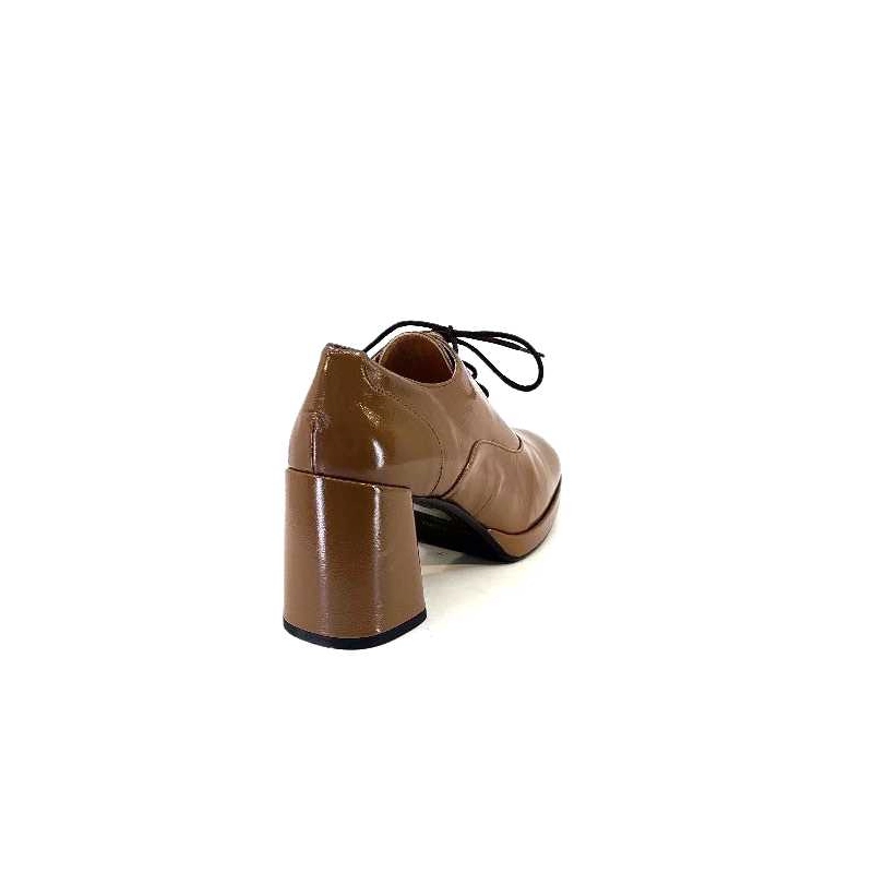 Ivoire K2000 M Cuir Vernis Marron K2000 M - HARROS - GHIANDA Automne Hiver 2023-2024