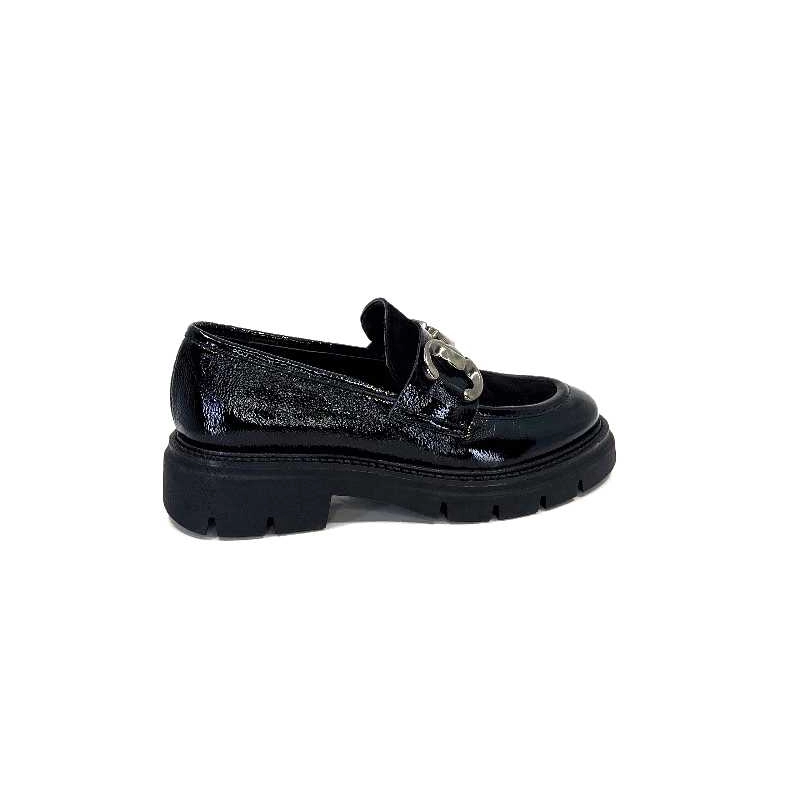 Ivoire 52195 Cuir Noir Daim Noir 52195 - NAPLACK NERO + QUEBEC N Automne Hiver 2023-2024