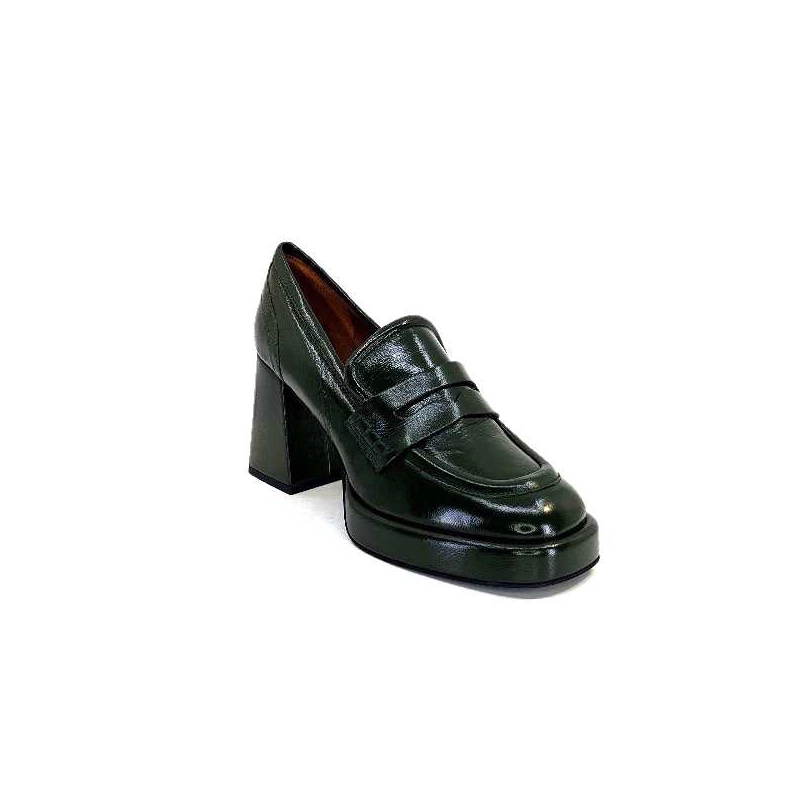 Ivoire 9810 Cuir Vernis Verde 9810 - VERLUX - VERDE Automne Hiver 2023-2024