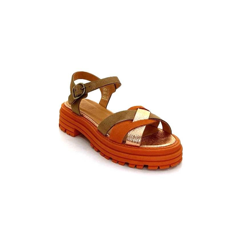 Minka Grafitti Daim Orange Marron GRAFITTI - COMBI 1 Printemps Eté 2024