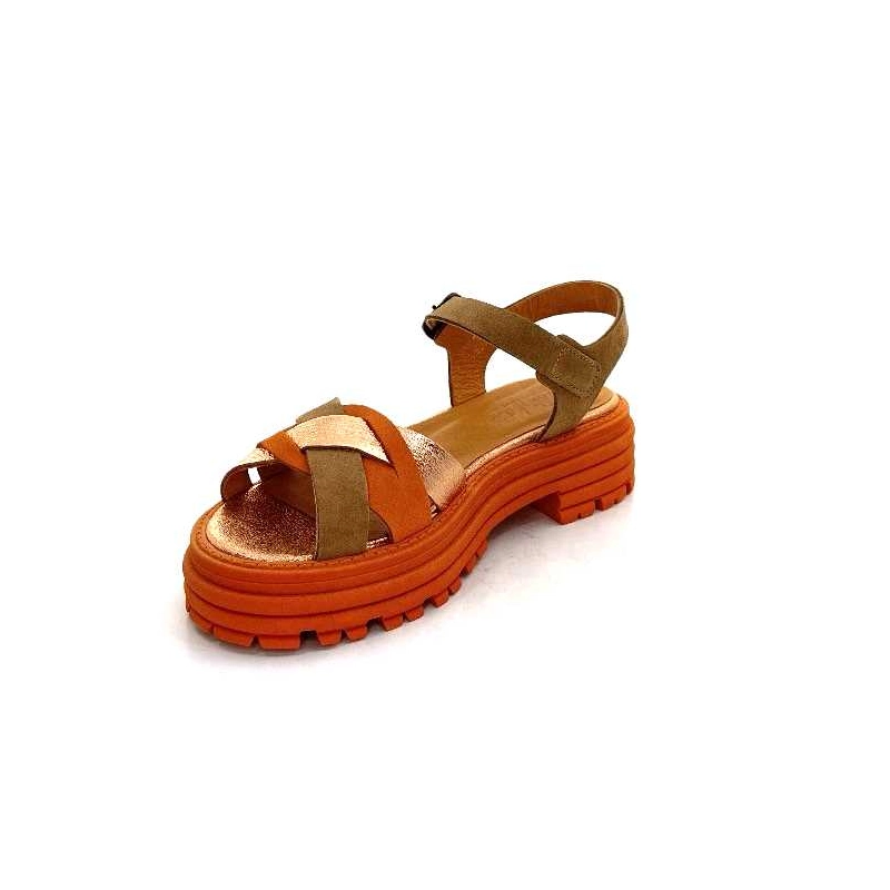 Minka Grafitti Daim Orange Marron GRAFITTI - COMBI 1 Printemps Eté 2024