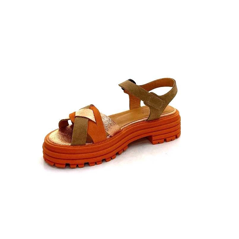 Minka Grafitti Daim Orange Marron GRAFITTI - COMBI 1 Printemps Eté 2024