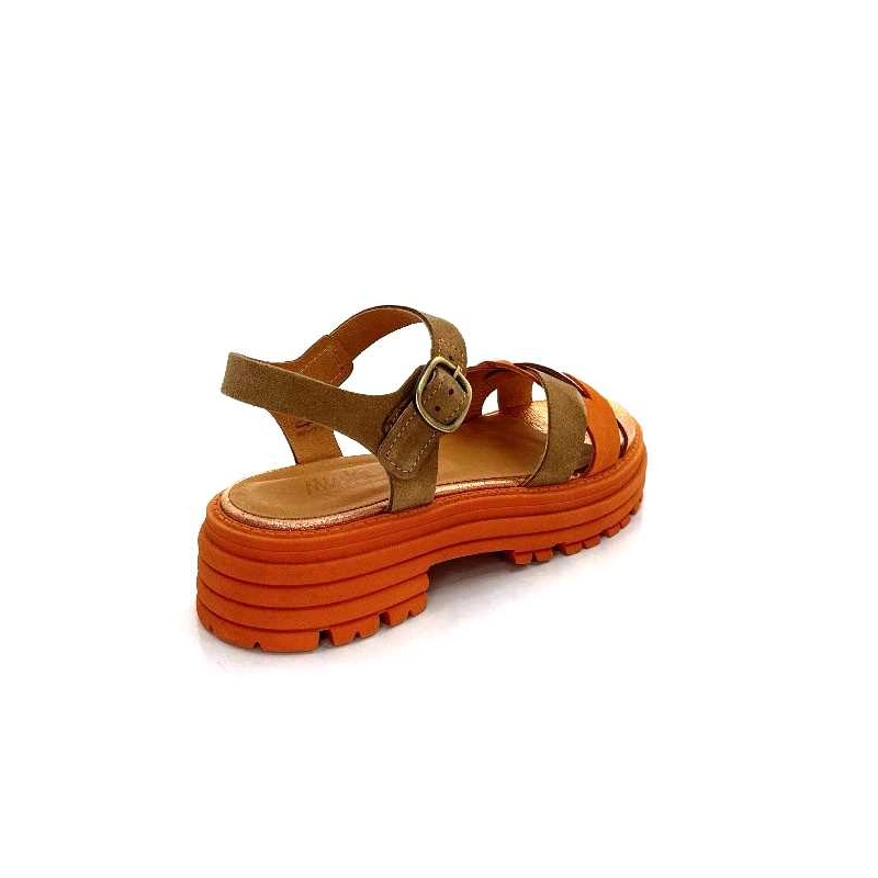 Minka Grafitti Daim Orange Marron GRAFITTI - COMBI 1 Printemps Eté 2024