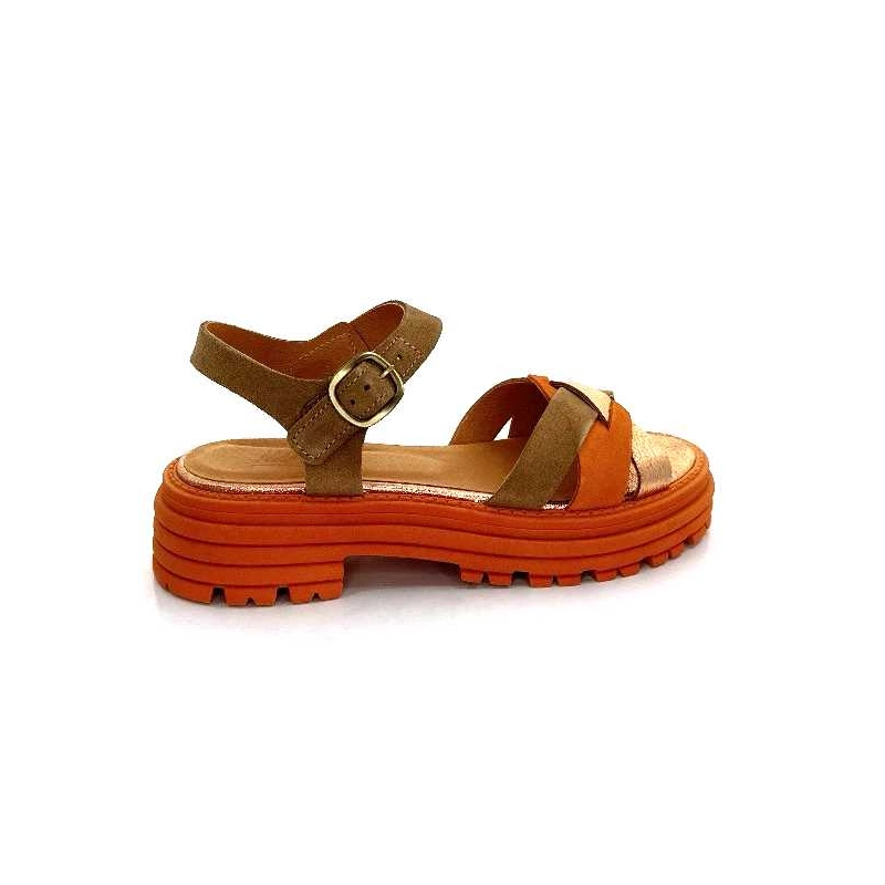 Minka Grafitti Daim Orange Marron GRAFITTI - COMBI 1 Printemps Eté 2024