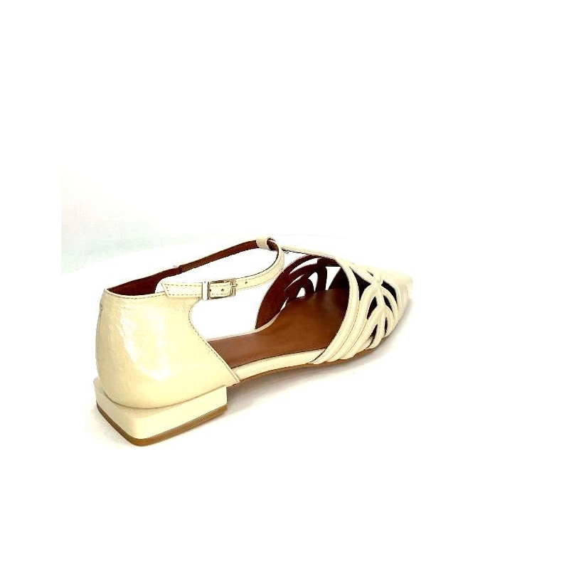 Angel Alarcon 24001F Cuir Vernis Off White 24001F 530B - SOL OFF WHITE Printemps Eté 2024