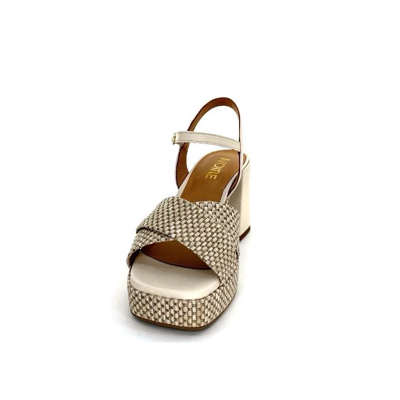 Ivoire 2150 Cuir Raffia Beige 2150 LIVIA - APE NATURALE - SOFT Printemps Eté 2024