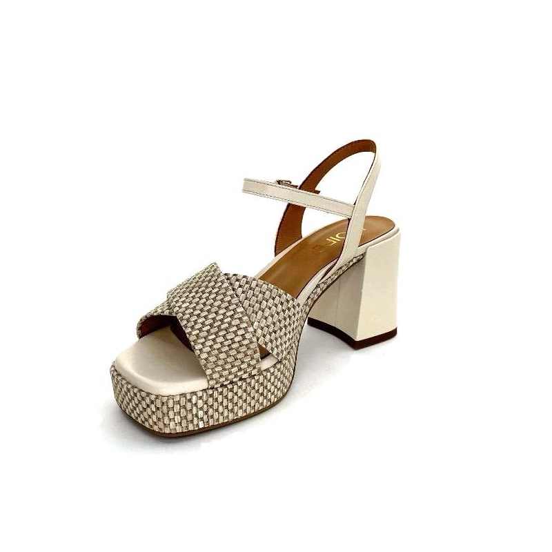 Ivoire 2150 Cuir Raffia Beige 2150 LIVIA - APE NATURALE - SOFT Printemps Eté 2024