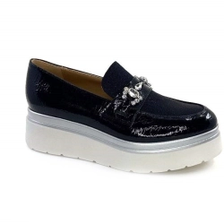 Ivoire Platform Loafers 2C5154 Blue Patent