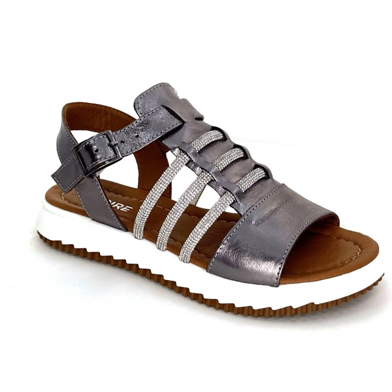 Ivoire P673 64 Cuir Gris Métallique P673 64 - 15 Printemps Eté 2024