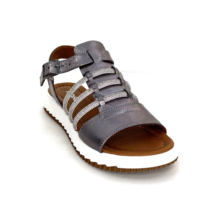 Ivoire P673 64 Cuir Gris Métallique P673 64 - 15 Printemps Eté 2024