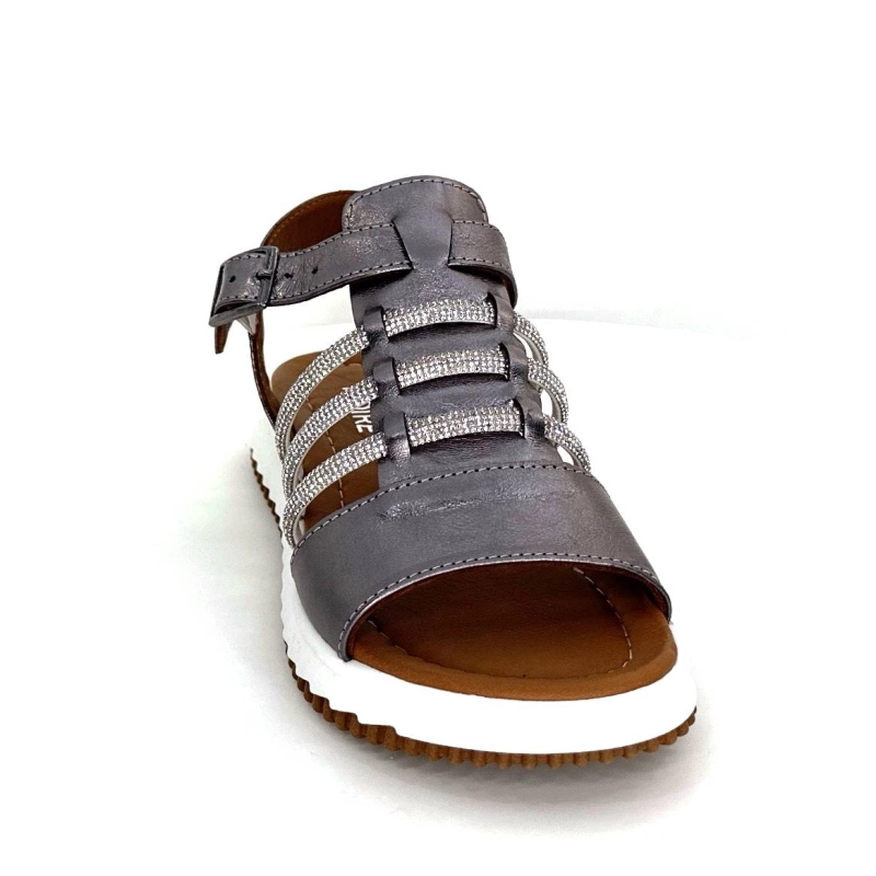 Ivoire P673 64 Cuir Gris Métallique P673 64 - 15 Printemps Eté 2024