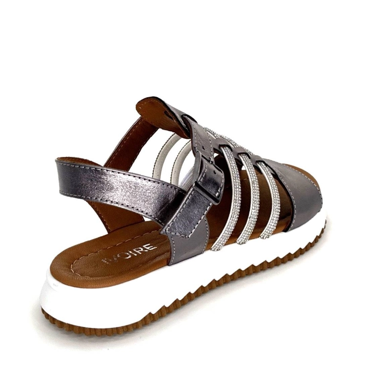 Ivoire P673 64 Cuir Gris Métallique P673 64 - 15 Printemps Eté 2024