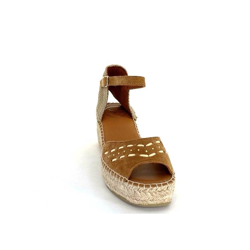 Toni Pons Ingrid Daim Raffia Marron INGRID - CUIRO Printemps Eté 2024