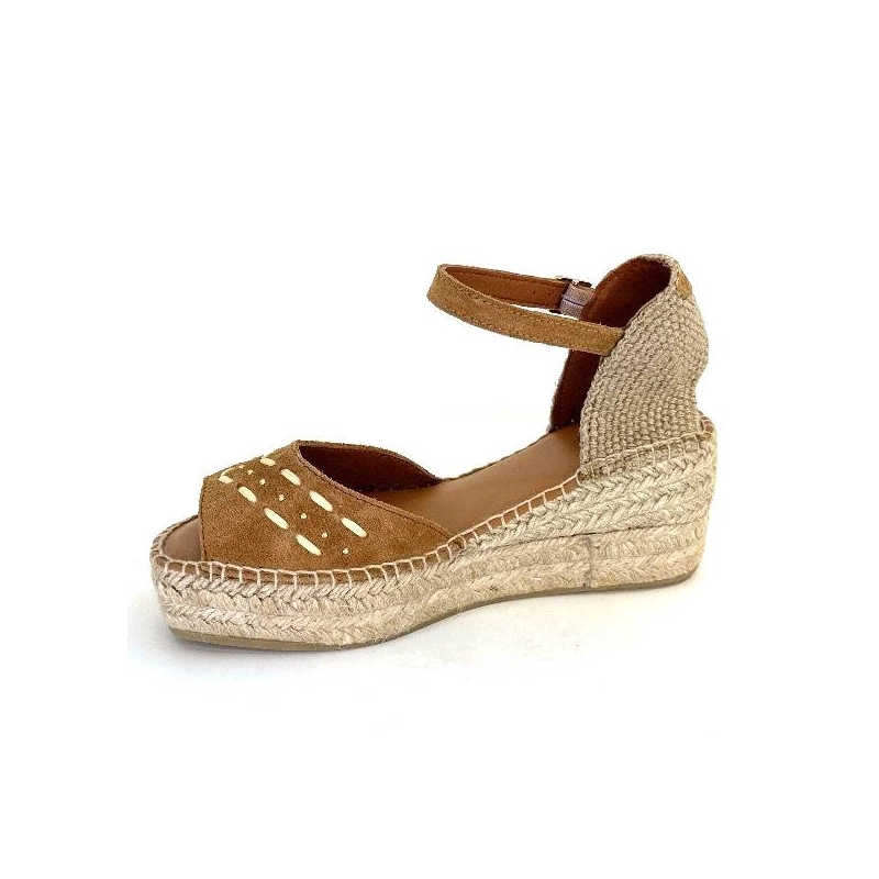 Toni Pons Ingrid Daim Raffia Marron INGRID - CUIRO Printemps Eté 2024