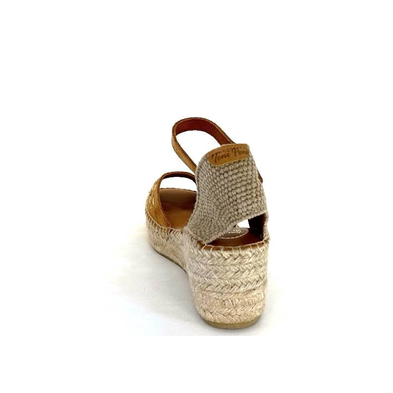 Toni Pons Ingrid Daim Raffia Marron INGRID - CUIRO Printemps Eté 2024