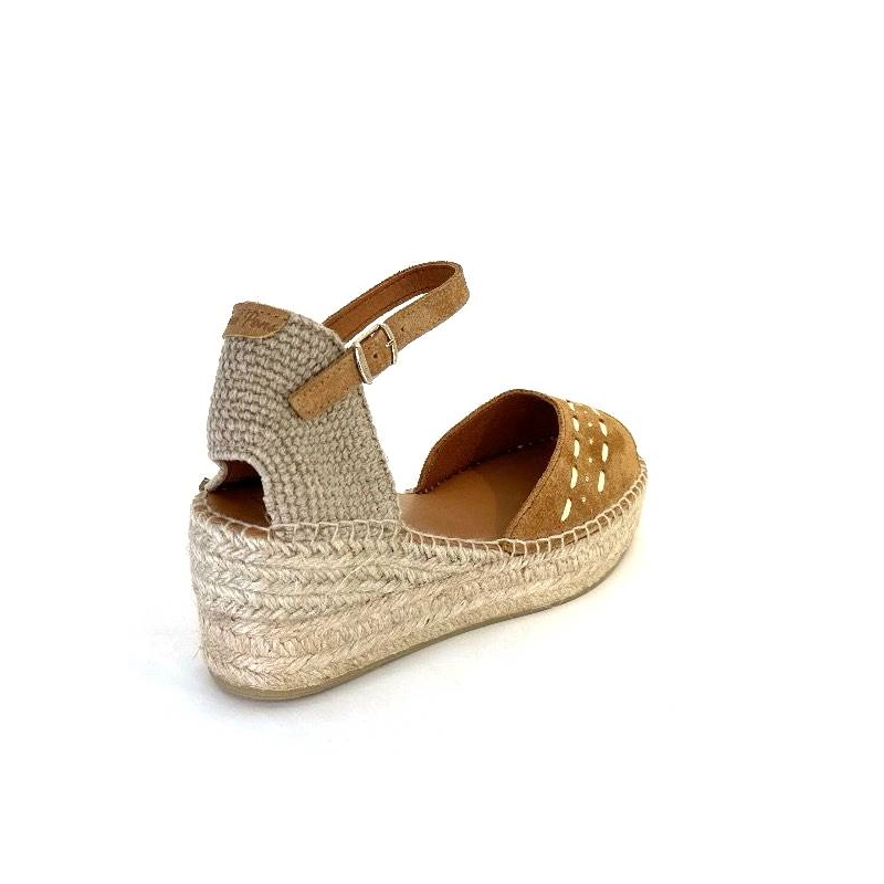 Toni Pons Ingrid Daim Raffia Marron INGRID - CUIRO Printemps Eté 2024