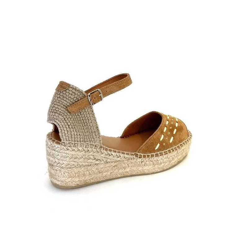 Toni Pons Ingrid Daim Raffia Marron INGRID - CUIRO Printemps Eté 2024