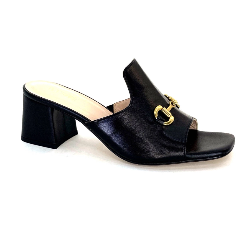 Ivoire K166 Caraibi2 Cuir Noir K166 CARAIBI2 - NAPPA - NERO Printemps Eté 2024