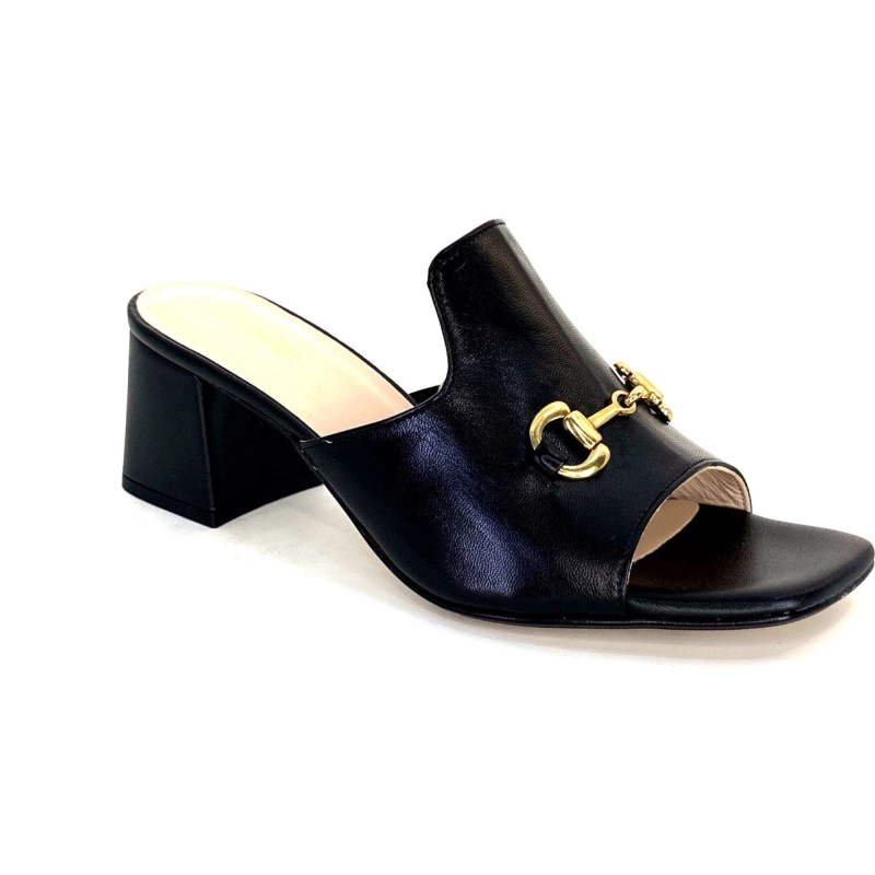 Ivoire K166 Caraibi2 Cuir Noir K166 CARAIBI2 - NAPPA - NERO Printemps Eté 2024