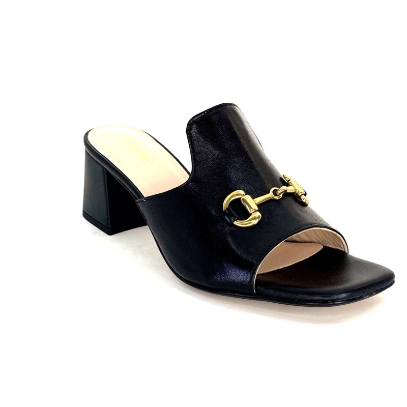 Ivoire K166 Caraibi2 Cuir Noir K166 CARAIBI2 - NAPPA - NERO Printemps Eté 2024