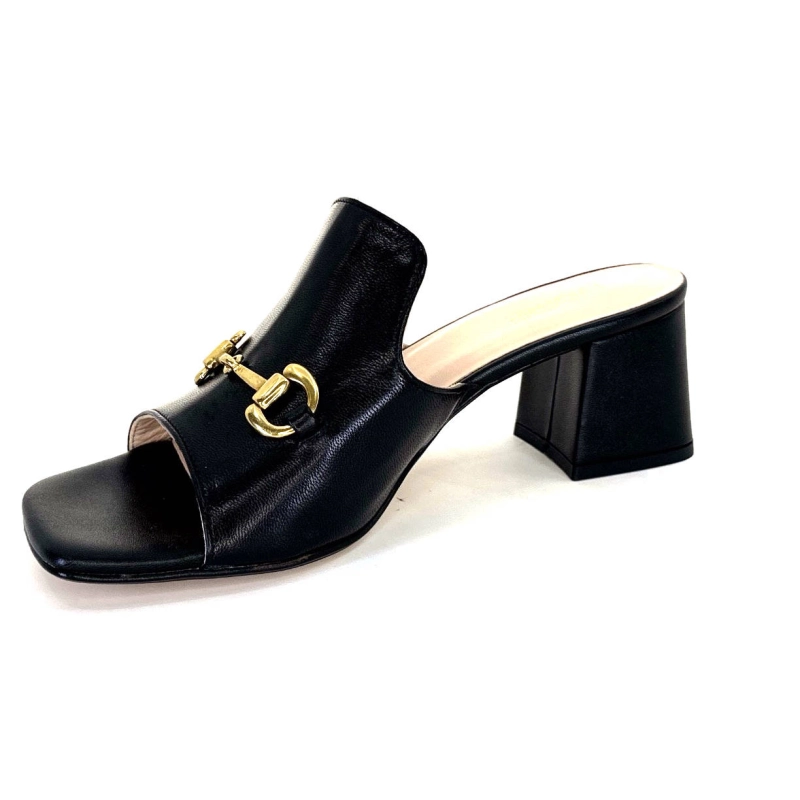 Ivoire K166 Caraibi2 Cuir Noir K166 CARAIBI2 - NAPPA - NERO Printemps Eté 2024