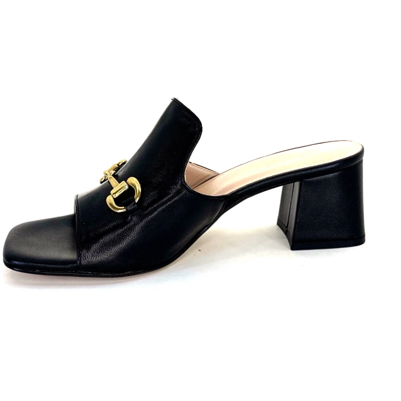 Ivoire K166 Caraibi2 Cuir Noir K166 CARAIBI2 - NAPPA - NERO Printemps Eté 2024