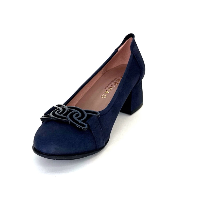 Sabrinas 95101 Cuir Bleu Marine 95101 - NOBUCK - MARINO Printemps Eté 2024