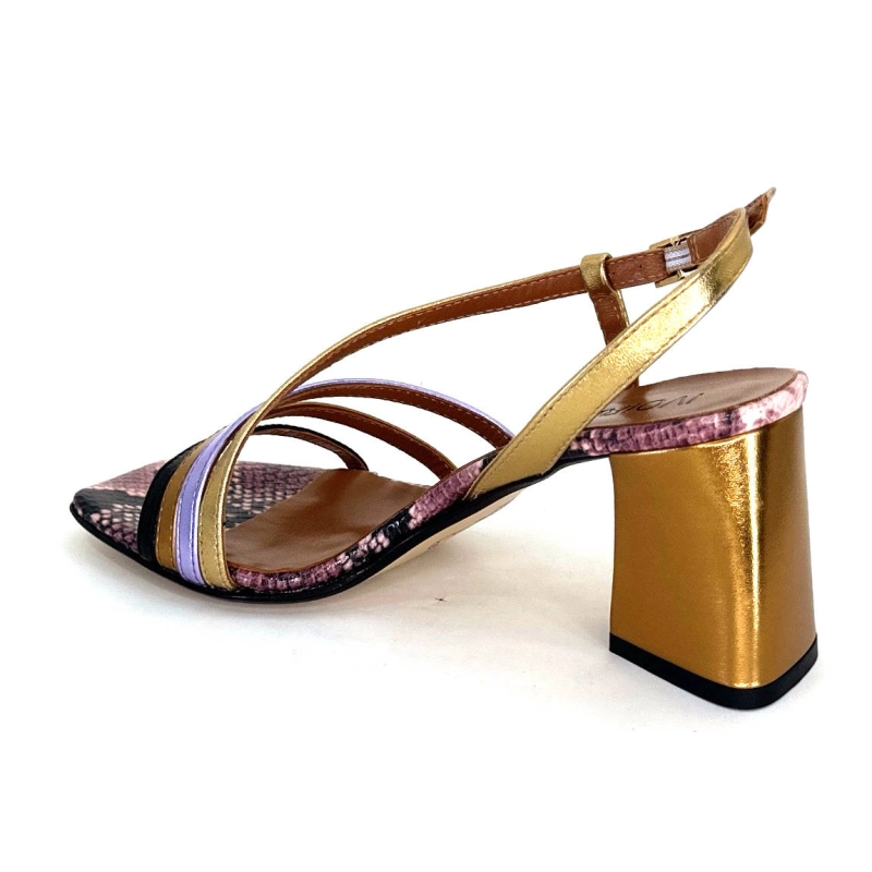 Ivoire K206 Vally Cuir Métallique Multicolore K206 VALLY - NAPPA LAMINATO - NE Printemps Eté 2024