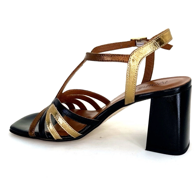 Ivoire K252 Mare 2 Cuir Noir Bronze K252 MARE2 - NAPPA LAM FIENO 66/ Printemps Eté 2024