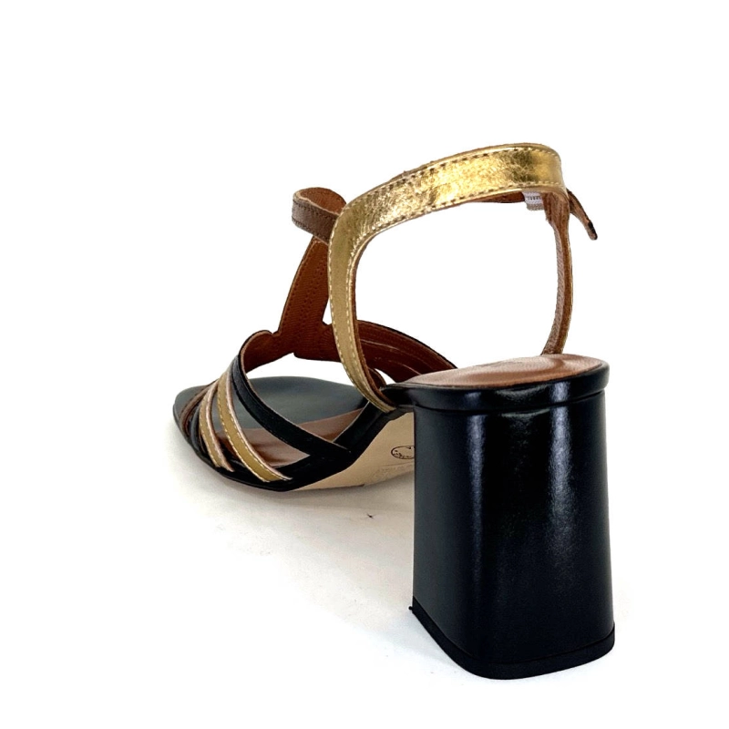 Ivoire K252 Mare 2 Cuir Noir Bronze K252 MARE2 - NAPPA LAM FIENO 66/ Printemps Eté 2024