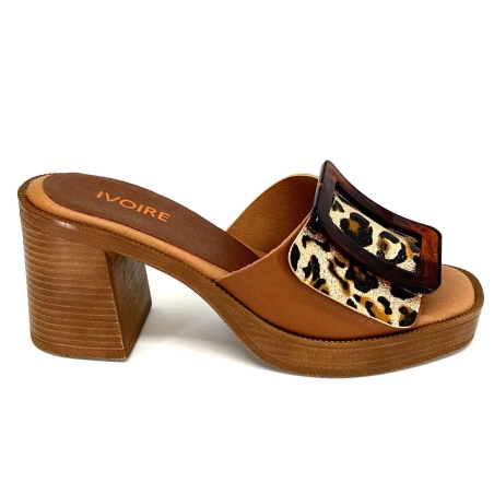 Ivoire 65383 Marron Or 65383 - BURNISH CARACAS - GARBO Printemps Eté 2024