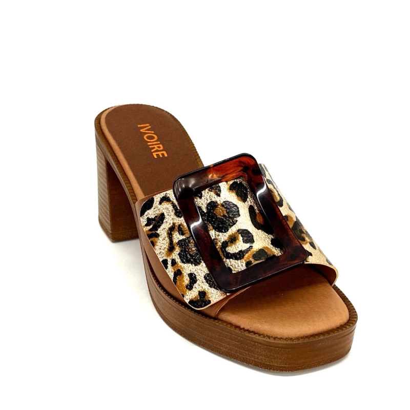 Ivoire 65383 Marron Or 65383 - BURNISH CARACAS - GARBO Printemps Eté 2024