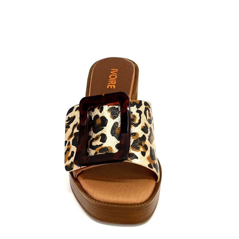 Ivoire 65383 Marron Or 65383 - BURNISH CARACAS - GARBO Printemps Eté 2024