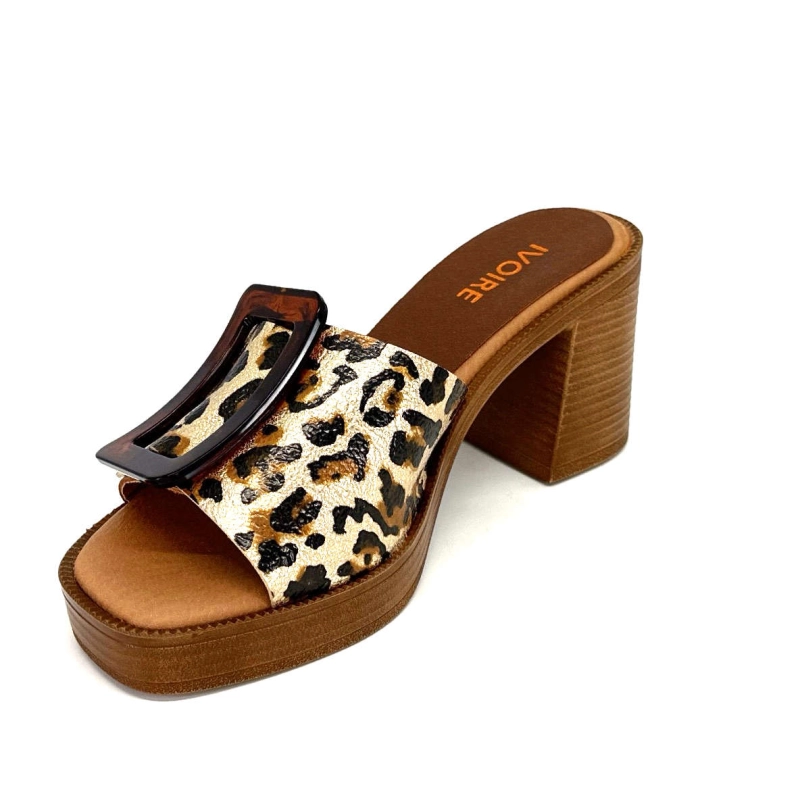 Ivoire 65383 Marron Or 65383 - BURNISH CARACAS - GARBO Printemps Eté 2024