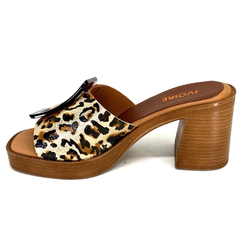 Ivoire 65383 Marron Or 65383 - BURNISH CARACAS - GARBO Printemps Eté 2024