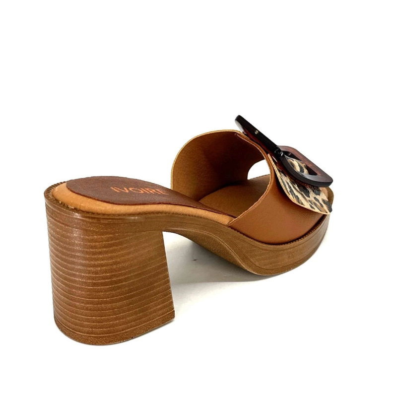 Ivoire 65383 Marron Or 65383 - BURNISH CARACAS - GARBO Printemps Eté 2024